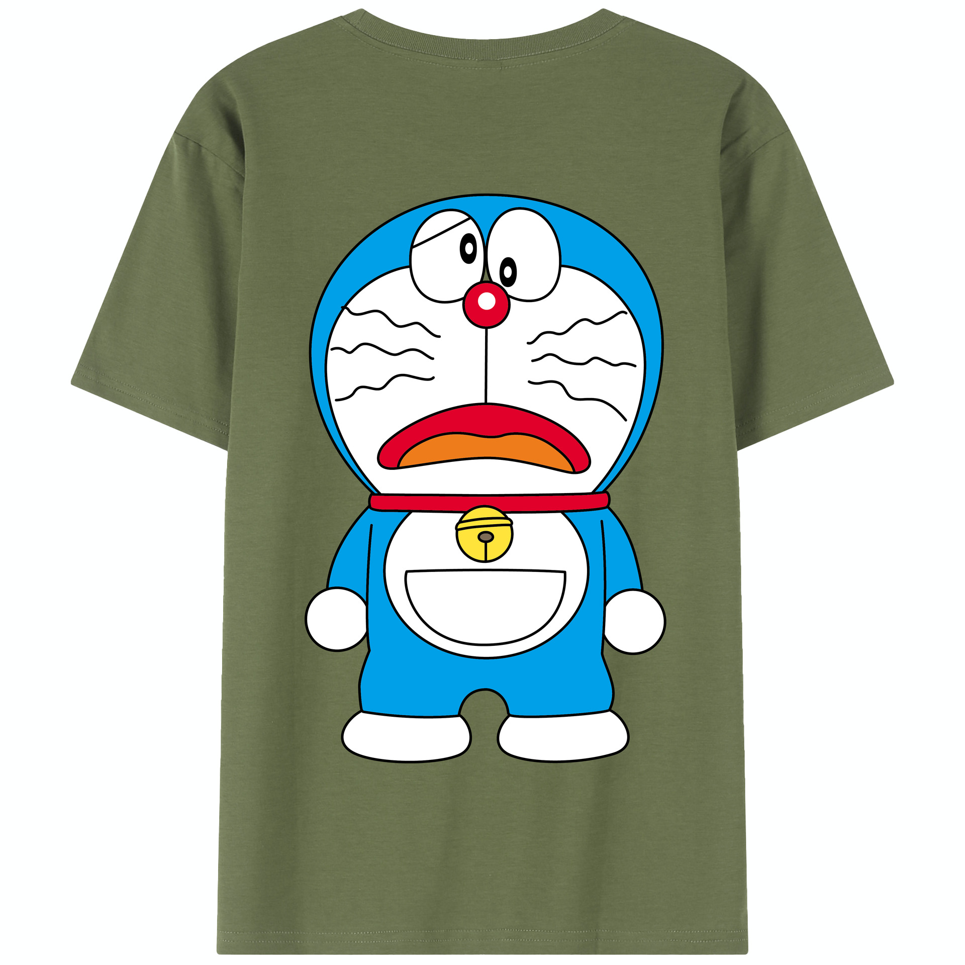 （画像用） ドラえもん Doraemon 綿100％半袖Tシャツ（背面プリント）